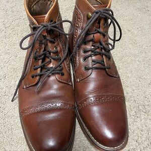 Bass Brown Leather Men's Boots